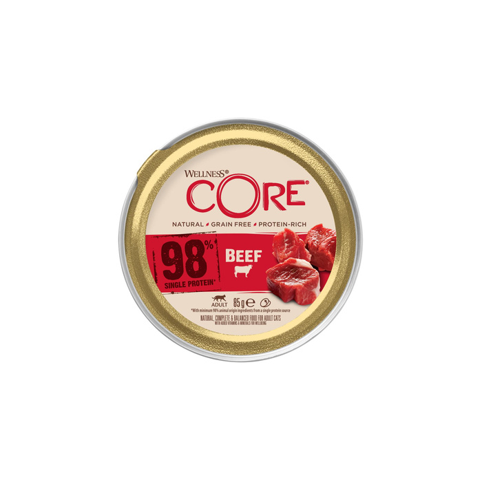 Wellness Core 98% Single k.mokra d.kota wołowina 85g