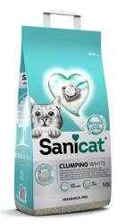 Sanicat Clumping White żwirek bezzapachowy 10l