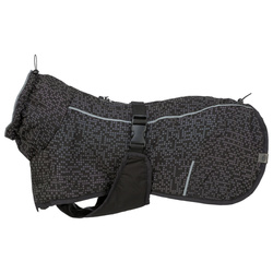 Trixie Limoux Reflect płaszczyk dla psa grafit odblaskowy XS: 30cm