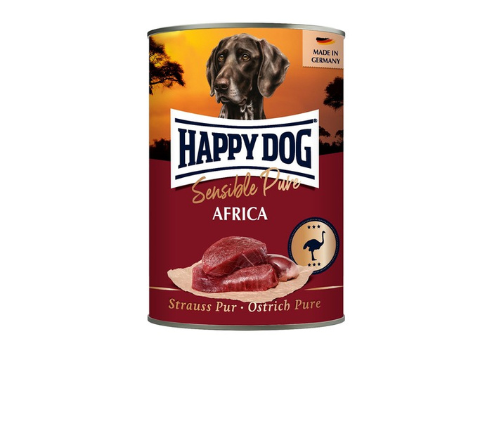 Happy Dog Sensible Pure Africa ze strusiem 400g