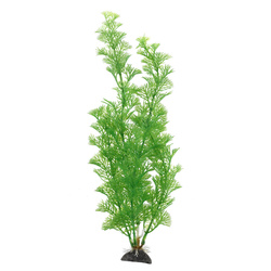 Aqua Natura roślina do dekoracji akwarium zielona plastikowa 31cm wodorost serpentyna