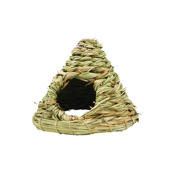 Panama pet Domek z trawy w kształcie stożka 19x19x16cm