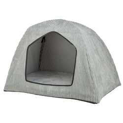 Trixie Vital Jonna legowisko zamknięte ortopedyczne jasnoszare 55x55x75cm