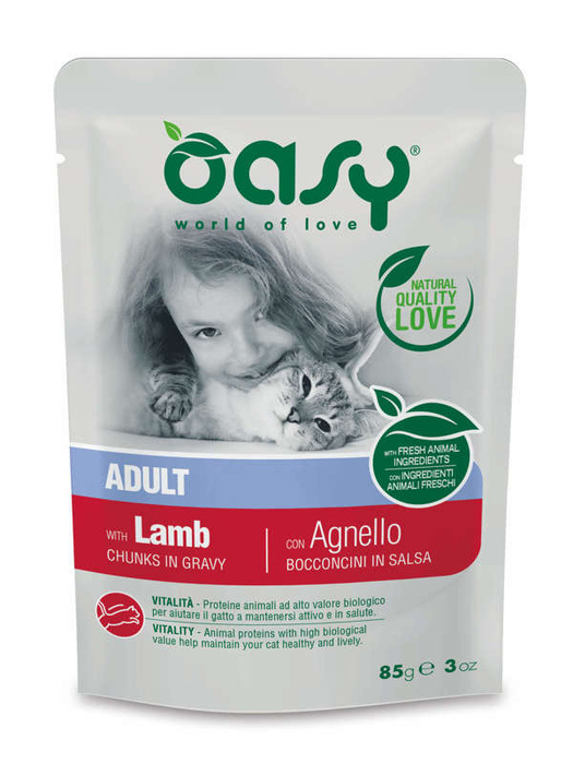 OASY Lifestage Adult Jagnięcina 85g