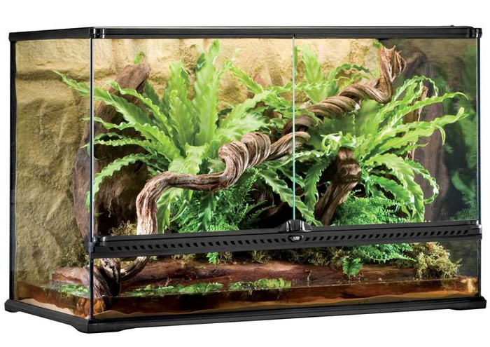 ExoTerra Terrarium szklane LARGE 90x45x60cm