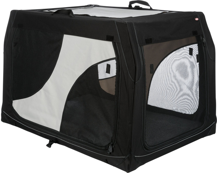 Trixie Box transportowy Vario 50 L: 99x65x71/61cm nylon czarno-szary