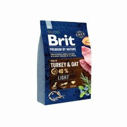 Brit Premium by Nature Light Indyk Owies 3kg sucha karma