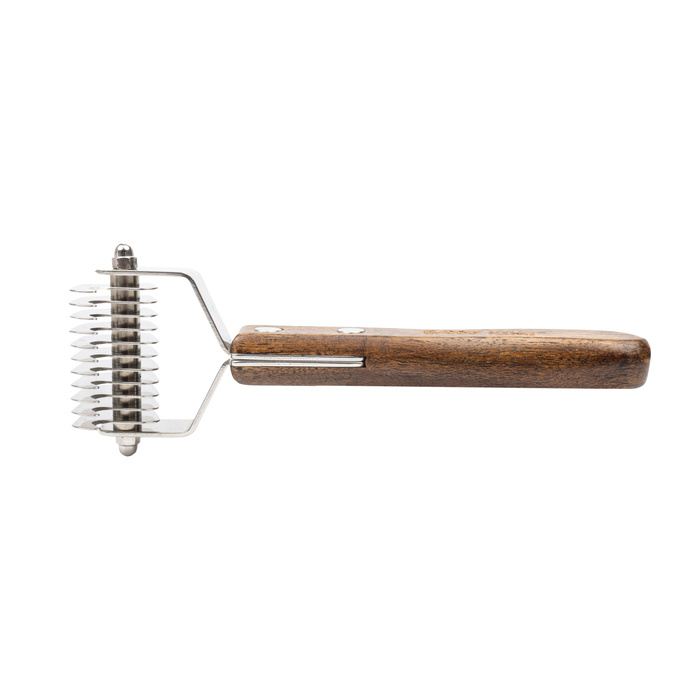 Barry King Trymer hakowy dla zwierząt drewno bukowe stal 5,4x14,1 cm
