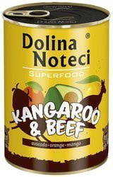 Dolina Noteci SuperFood 400g Kangur i Wołowina