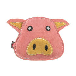 Trixie Świnia zabawka dla psa skórzana 19 cm