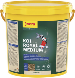 Sera Koi Royal Medium 21l granulat - pokarm postawowy dla Koi