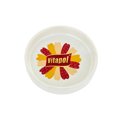 Vitapol Miska dla chomika biała nadruk Vitapol ceramiczna 50ml