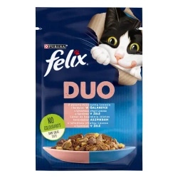 Felix® Fantastic Duo z łososiem i sardynką w galaretce 85g