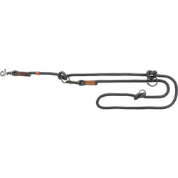 Trixie Smycz regulowana Be Nordic L-XL: 2m/13mm ciemnoszara/brązowa