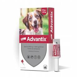 ADVANTIX SPOT ON M dla średnich psów