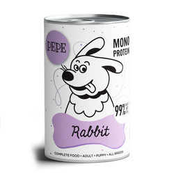 Pepe Monoprotein z królikiem 400g dla psa