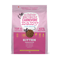 Schesir Born Carnivore Cat Dry Kitten Kurczak Z Jajkiem 255g