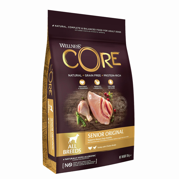 Wellness Core Senior k.sucha dla starszych psów indyk/kurcz. 10kg