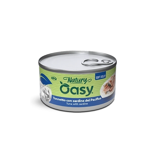 Oasy Natury Soft Jelly - Tuńczyk z sardynkami 85g