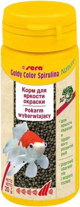 Sera Goldy Color Spirulina Nature 50 ml pokarm wybarwiający