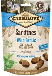 Carnilove Semi Moist Snack sardynki i czosnek niedźwiedzi 200 g