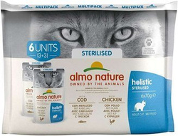 Almo Nature Multipack 6x70g Sterilised