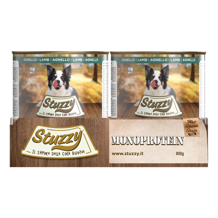 Stuzzy Monoprotein karma dla psa świeża jagnięcina pasztet 800g