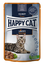 Happy Cat Culinary Meat in Sauce Farm Duck Adult kaczka 85g saszetka