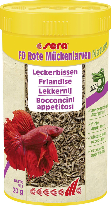 Sera Przysmak FD Bloodworms 250ml