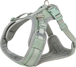 Trixie Premium FlexMesh szelki dla psa szałwiowe XS-S: 40-57cm/15mm dostosowane dla mopsów i buldogów