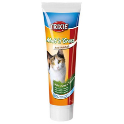 Trixie Malt'n'Grass pasta słodowa z trawą  na odkłaczanie 100g
