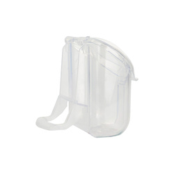 Panama Pet Karmidło do klatki dla ptaków przezroczyste 8x8,5x8,5cm