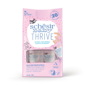 Schesir Baby Thrive Suplement Kurczak Z Wątróbką Drobiową 20x8g