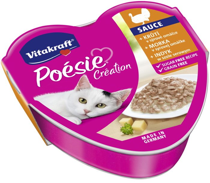 Vitakraft Poesie 85g SAUCE Indyk z Serem
