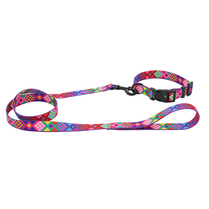 Barry King Obroża taśma dla psa Peru 16mm/30-47cm