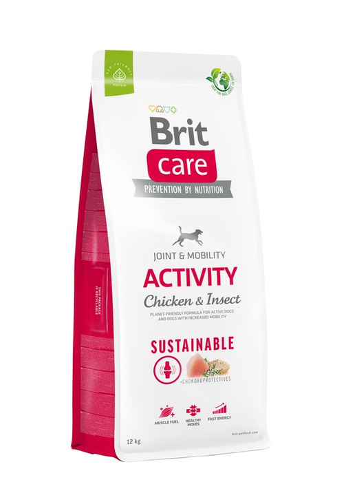 Brit Care Dog Sustainable Activity z kurczakiem i owadami 12kg 