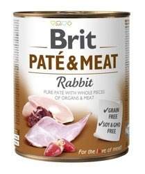 Brit Pate&Meat z królikiem 800g