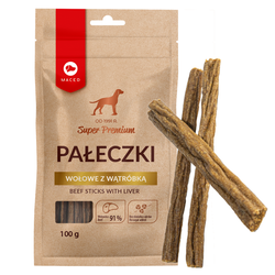Maced pałeczki wołowe z wątróbką 100g