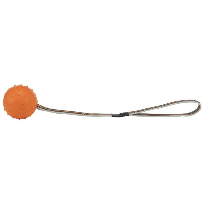 Trixie Piłka na pasku Sporting z wypustkami naturalny kauczuk 6cm/35cm