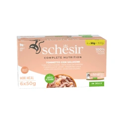 Schesir multipack tuńczyk łosoś w galaretce 6x50g