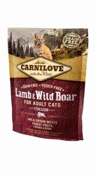 Carnilove Lamb & Wild Boar Sterilised 400g