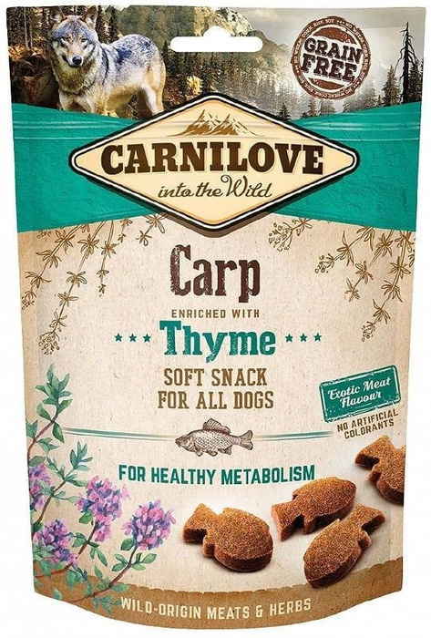  Carnilove Semi-Moist Snack karp z tymiankiem 200 g