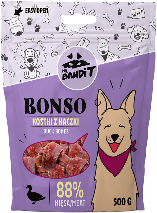Mr. Bandit Bonso kostki z kaczki 500g
