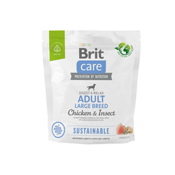 Brit Care Dog Sustainable Adult Large Breed z kurczakiem i owadami 1kg