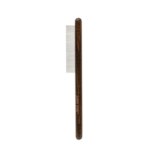 Barry King Grzebień dla zwierząt drewno bukowe stal 78 pinów 2,7x20 cm