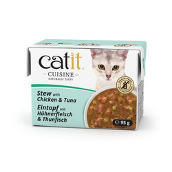 Catit Cuisine Chicken&Tuna Stew potrawka dla kota kurczak i tuńczyk 95g