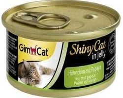 GIMCAT ShinyCat kurczak z papają w galaretce 70g