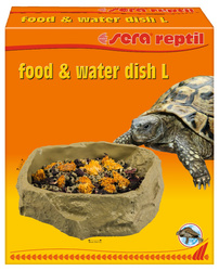 Sera Pojemnik na pokarm i wodę - kamień L 26x65x23cm