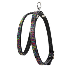 Barry King Szelki dla psa skórzane Laser M-L 12mm/45cm