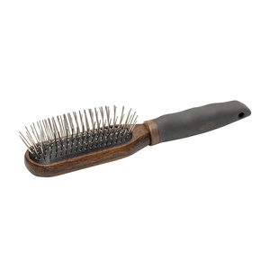 Barry King Szczotka dla zwierząt matalowe piny drewno bukowe tworzywo TPR 4,7x23,3 cm
